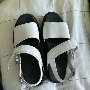 Platform doc marten sandals